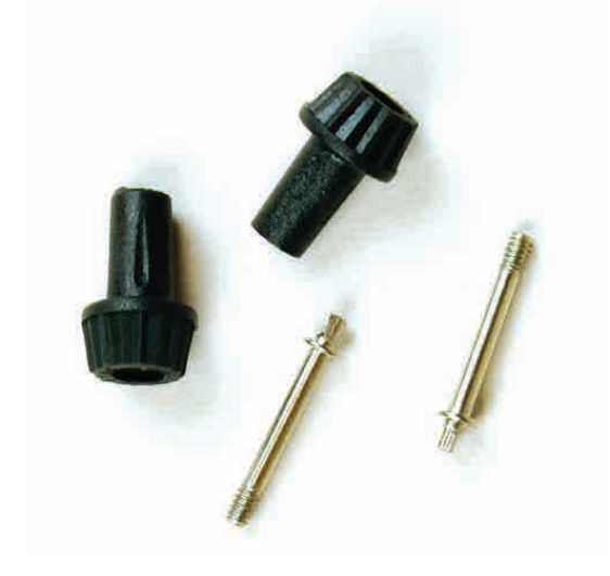 Jandorf 60143 Black Plastic Socket Knob, 2pk.