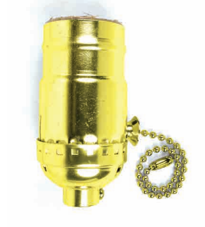 Jandorf 60411 Brass 3 Way Chain Socket