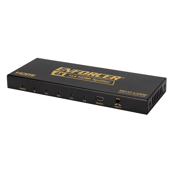 SECO-LARM MVD-AH14-01Q 4K HDMI Splitter - 4 HDMI Outputs