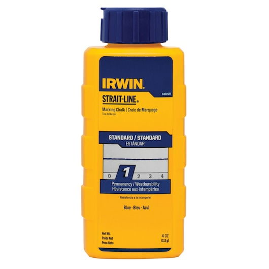 Irwin Tools 64801ZR Standard Marking Chalk, Blue, 4 oz.