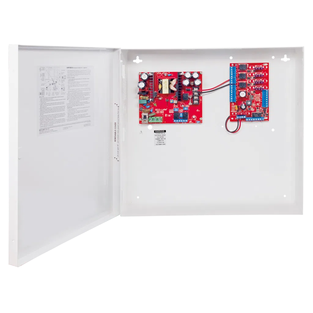SECO-LARM EAP-5D4 Access Control Power Supply, 4 Outputs, 5A Total