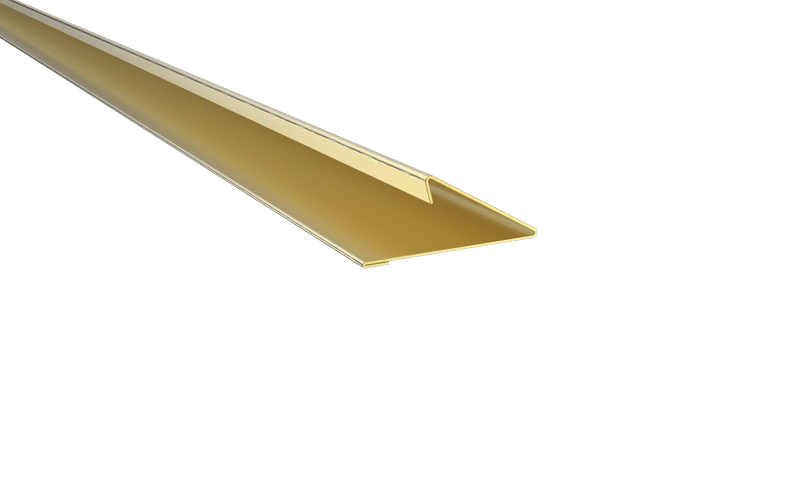 Pemko B74-96 Cushion Weatherstrip, Length-96", Mill Finish Extruded Bronze (Brass)