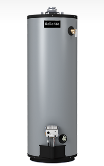 Reliance Water Heater 12-40-NACT400 40 Gallon Self-Cleaning Natural Gas Hot Water Heater