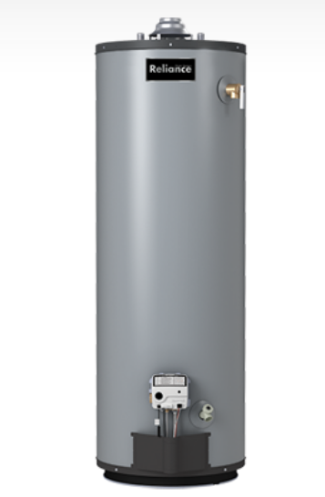 Reliance Water Heater 9-50-NKRT400 50 Gallon Self-Cleaning Natural Gas Hot Water Heater