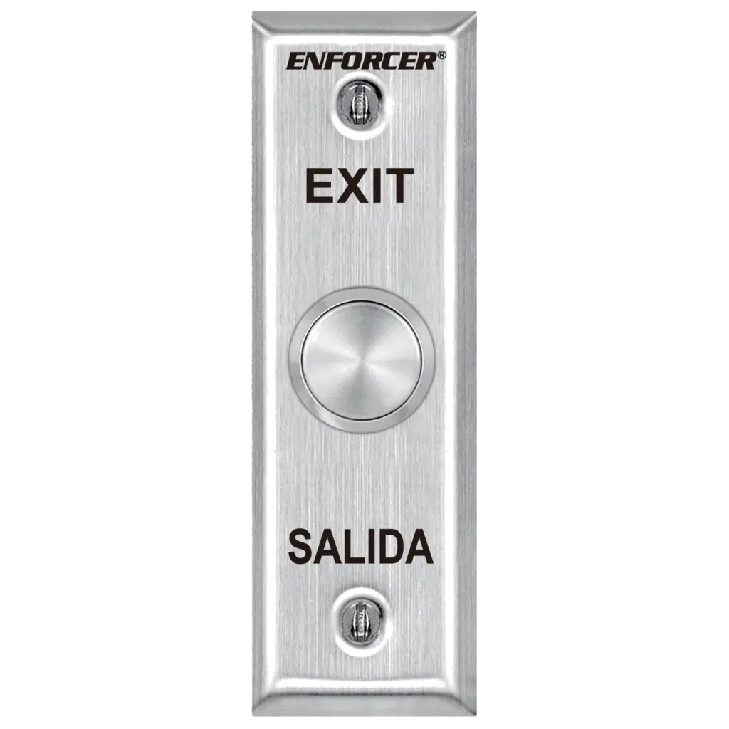 SECO-LARM SD-7104SGEX1Q Vandal-Resistant RTE Plate - Slimline