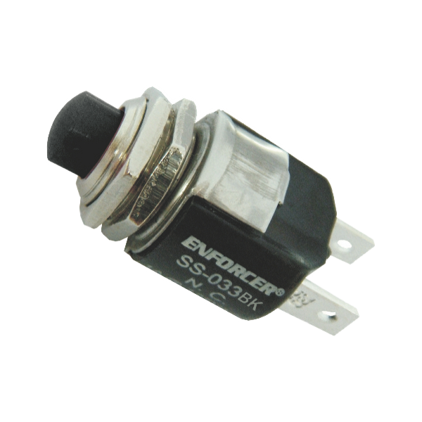 SECO-LARM SS-033Q/BK Black Push Buttons with N.C. Switch