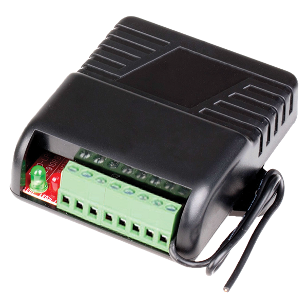 SECO-LARM SK-910RB2-4Q 2-Channel RF Receiver, 11-24 VAC/DC, 433.92MHz, two relays