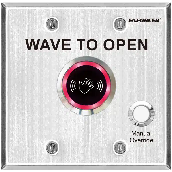 SECO-LARM SD-9463-KSVQ Outdoor Double-Gang Wave-to-Open Sensor with Manual Override