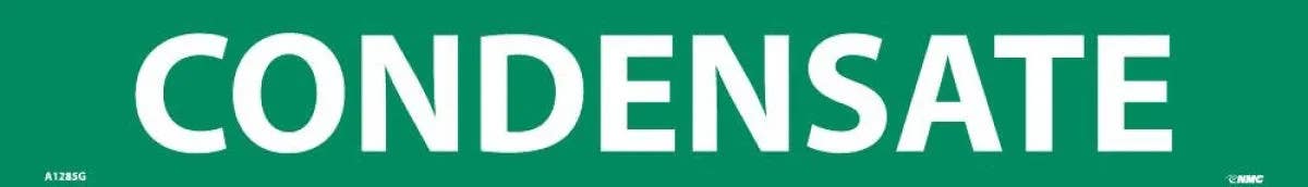 AccuformNMC C/A1285 Condensate Pressure Sensitive Pipe Marker, Adhesive Backed Vinyl, Pk/25