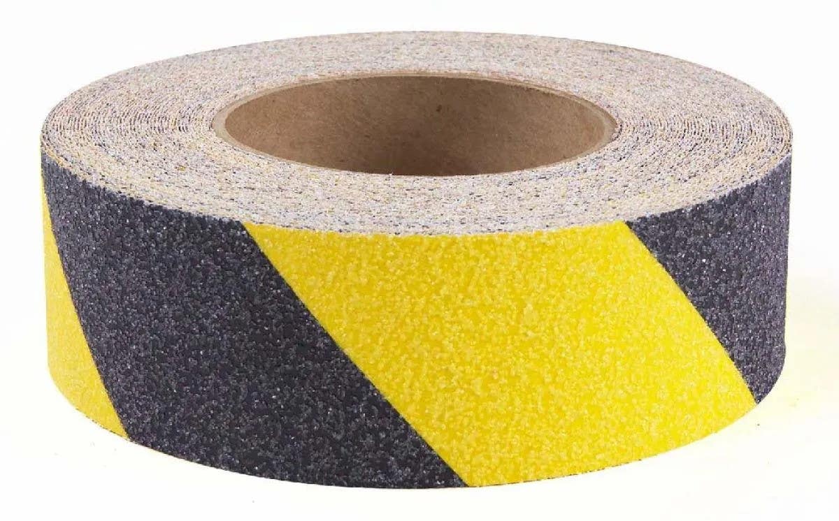 AccuformNMC AGT Color Grit Tape Roll, Yellow/Black