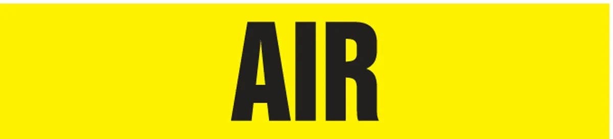 AccuformNMC CRPK1 French Pipe Marker, Air