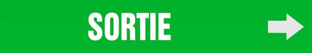 AccuformNMC CRPK265 French Pipe Marker, Sortie, Green