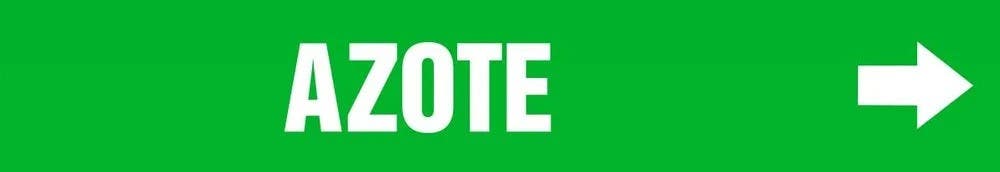 AccuformNMC CRPK53 French Pipe Marker, Azote