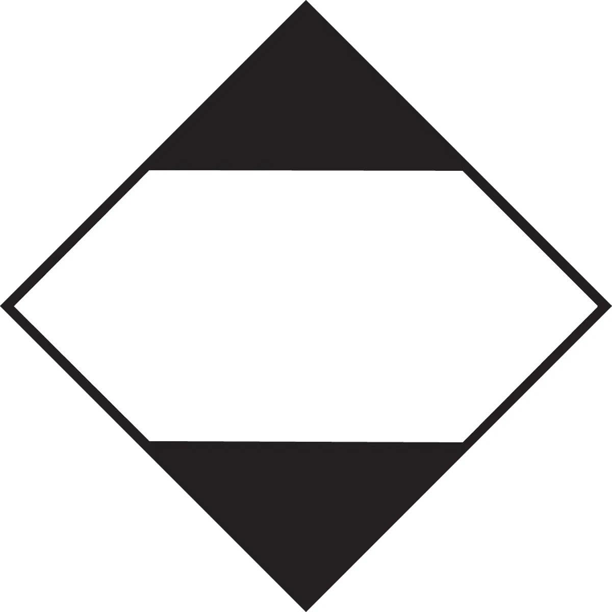 AccuformNMC MPL909 DOT Placard, Limited Quantity, Land Or Sea Transportation, 10-3/4" H x 10-3/4" W