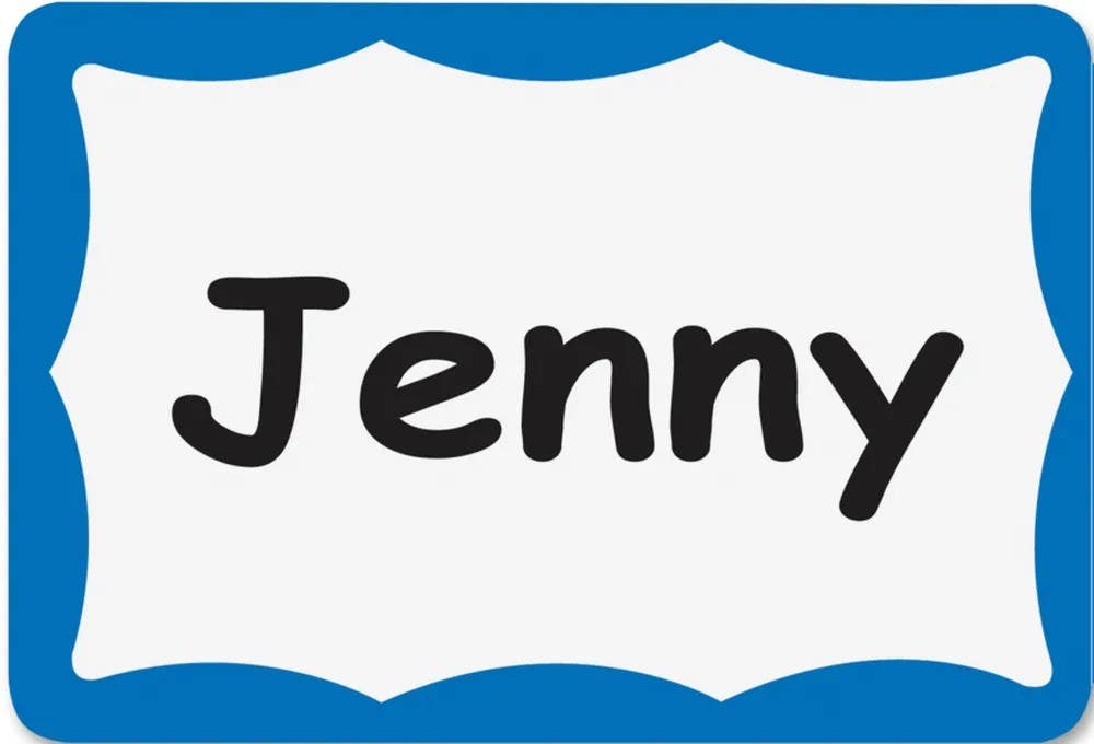 AccuformNMC DNA134 Name Badge Label, 2-1/4" H x 3-1/2" W, 100/Pk