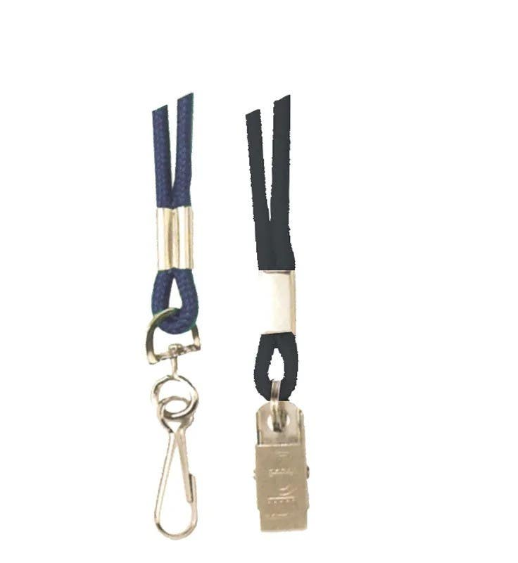 AccuformNMC DNH Round Cord Non-Breakaway Lanyards, 10/Pk