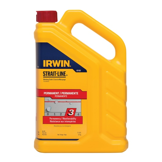 Irwin Tools 65102 5 Lb. Red Permanent Marking Chalk