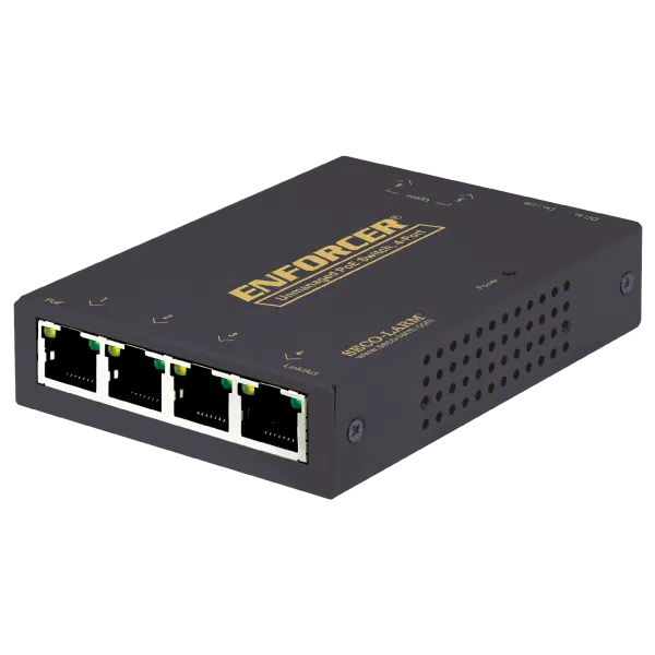 SECO-LARM NS-104UT-MAQ 4-Port Unmanaged PoE+ Switch
