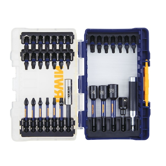 Irwin Tools IWAF1333 Impact Screwdriving Bit Set, 33-Pcs