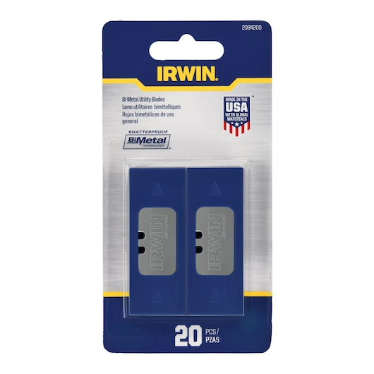 Irwin Tools 2084200 Bi-Metal Utility Blades w/ Dispenser 20-Pk.