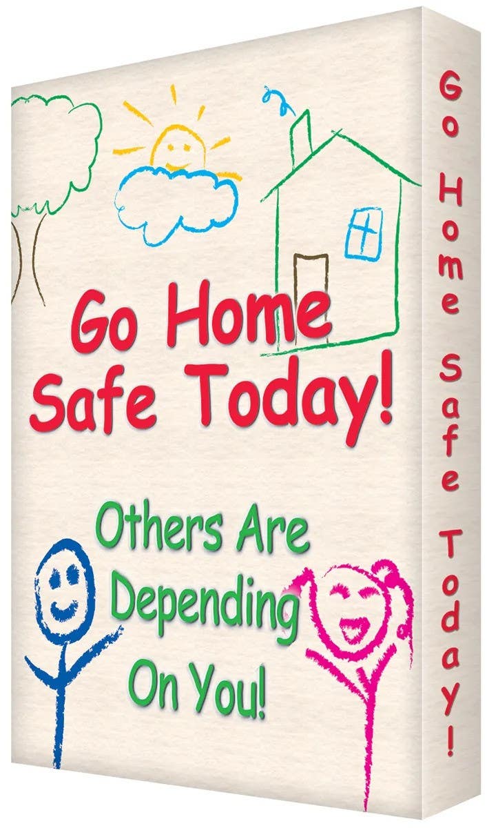 AccuformNMC EDP206 Visual Edge Graphic Sign, Kids Art, Aluminum Face, 24" H x 18" W