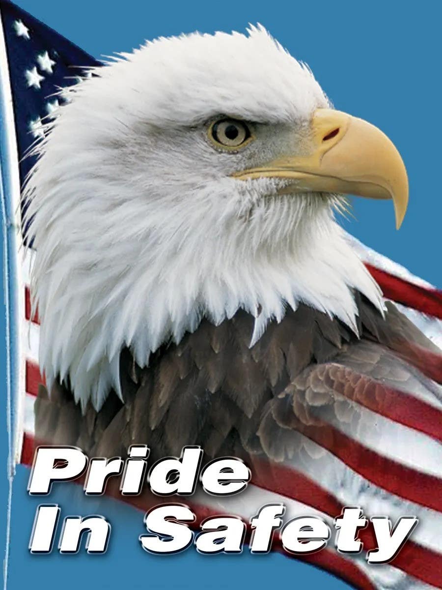 AccuformNMC EDP606 Magnetic Visual Edge, Changeable Face, Pride In Safety