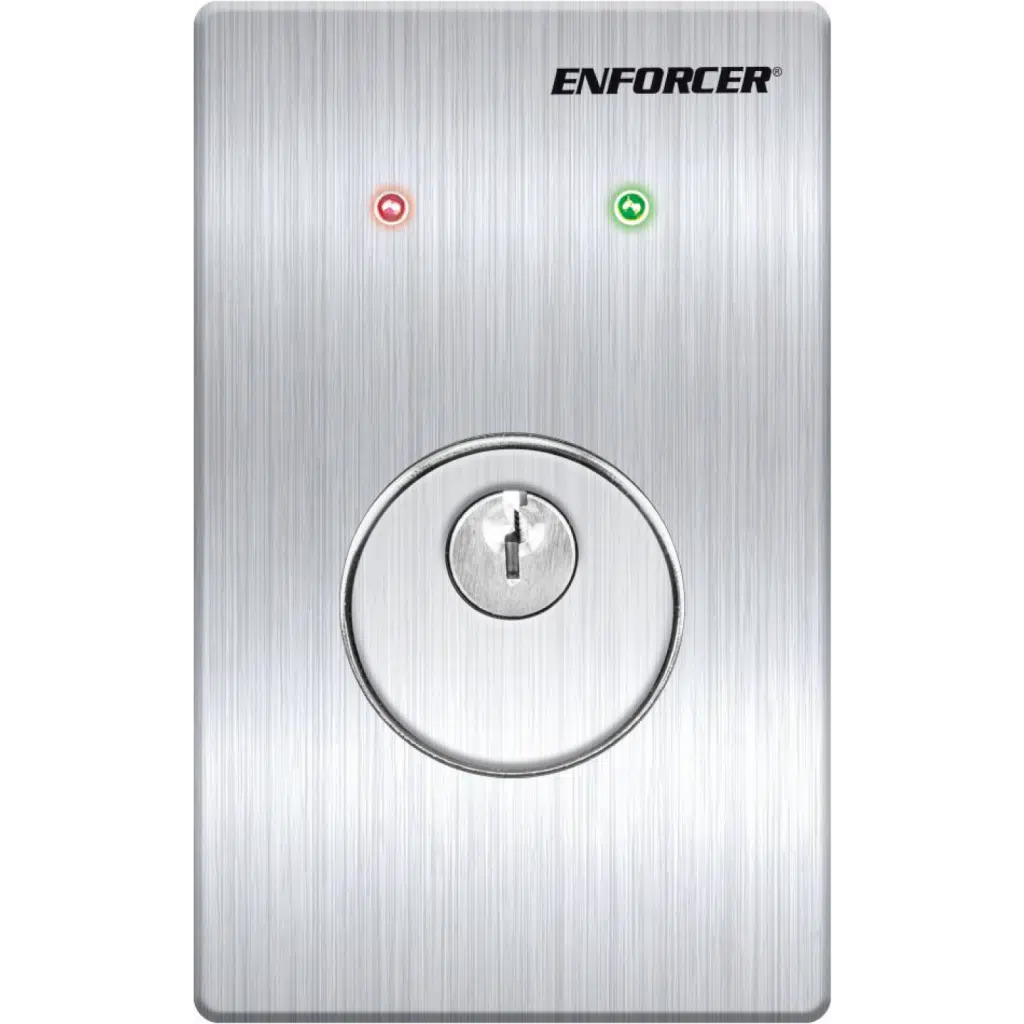 SECO-LARM SD-722  Mortise Cylinder Key Switch with LEDs