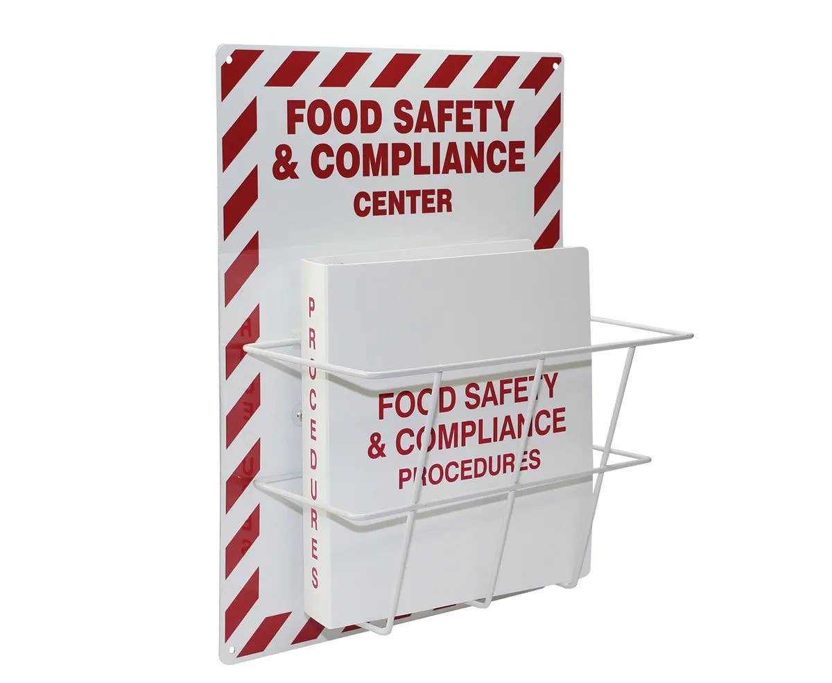 AccuformNMC EMC307 Information Procedure Center, Food Safety & Compliance Center, 20" H x 15" W