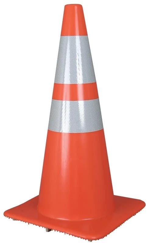 AccuformNMC FBC Traffic Cones w/ Reflective Collars