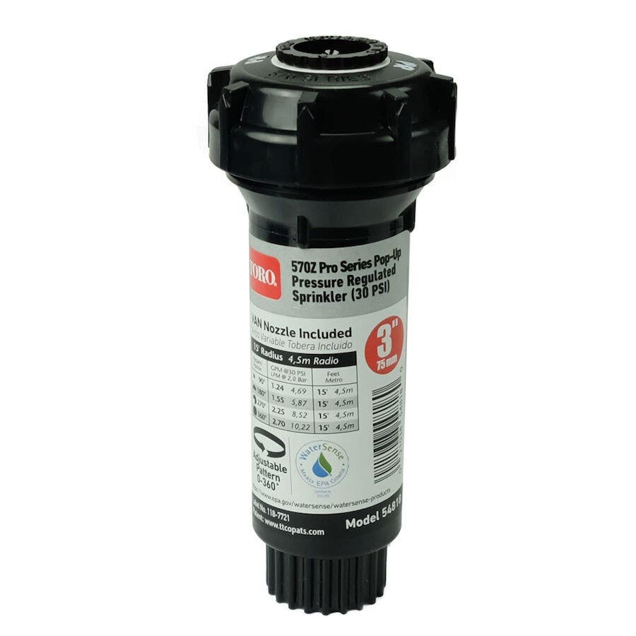 TORO 548 3 in. spray head, body only, w/ Pressure-Regulating spray head