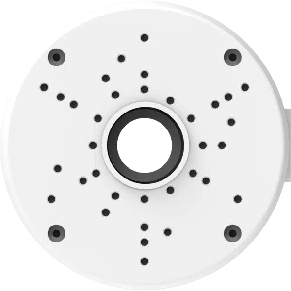 SECO-LARM EV-STWQ Junction Box Bracket for Large Turret Cameras - White