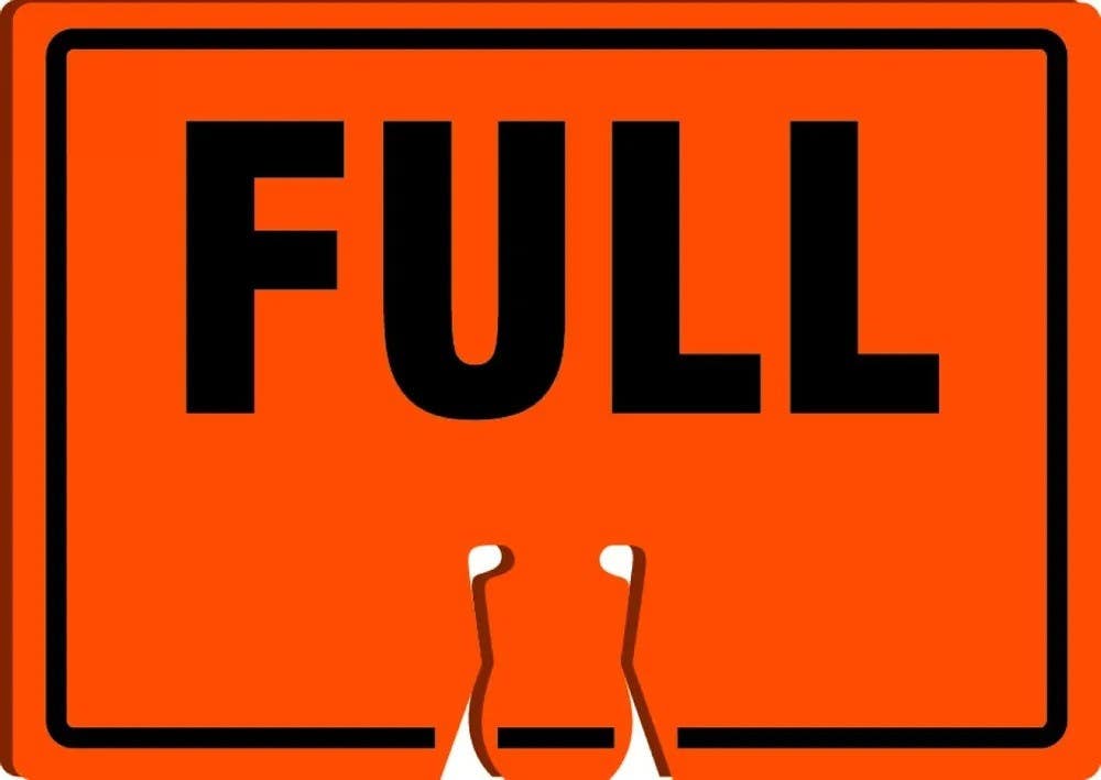 AccuformNMC FBC796 Cone Top Warning Sign, Full, 10" H x 14" W