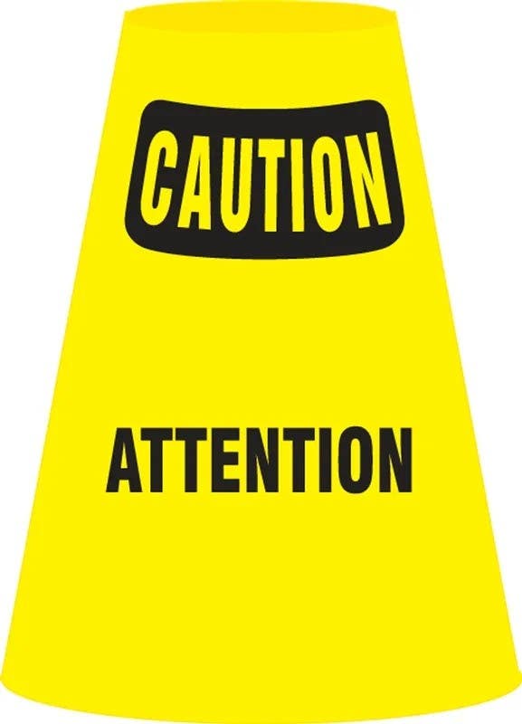 AccuformNMC FBC926E Cone Cuff Sleeves, Attention