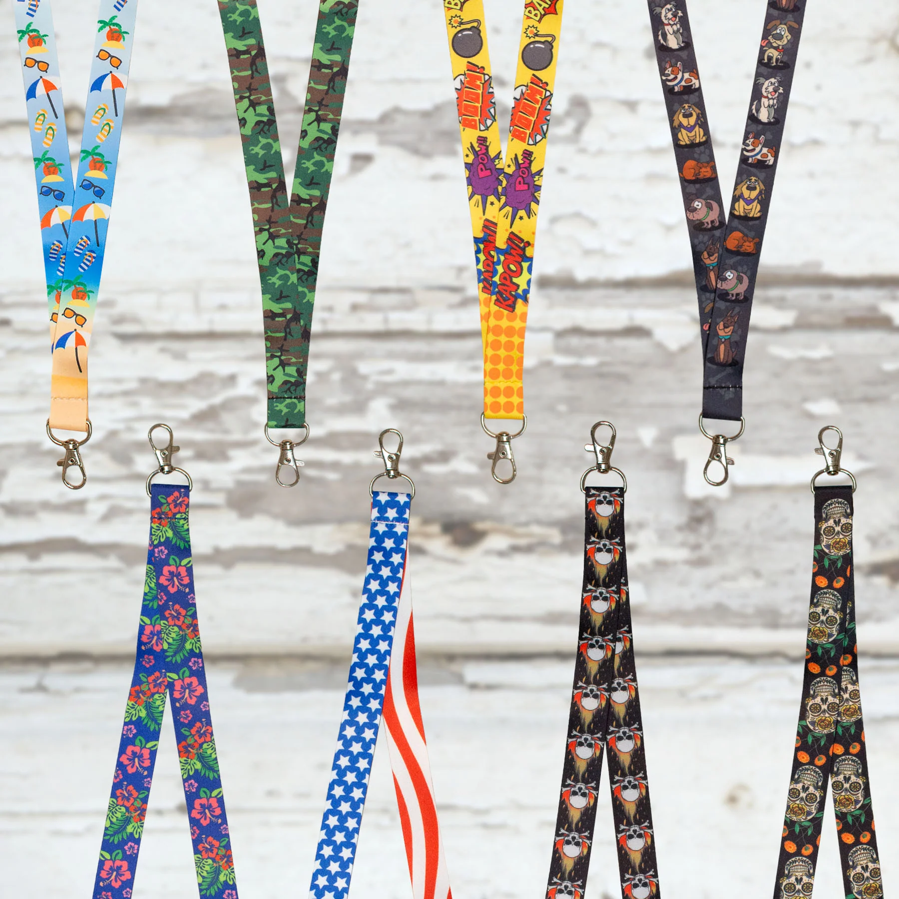 Lucky Line C20015 Designer Lanyard Assorted. 15 pcs