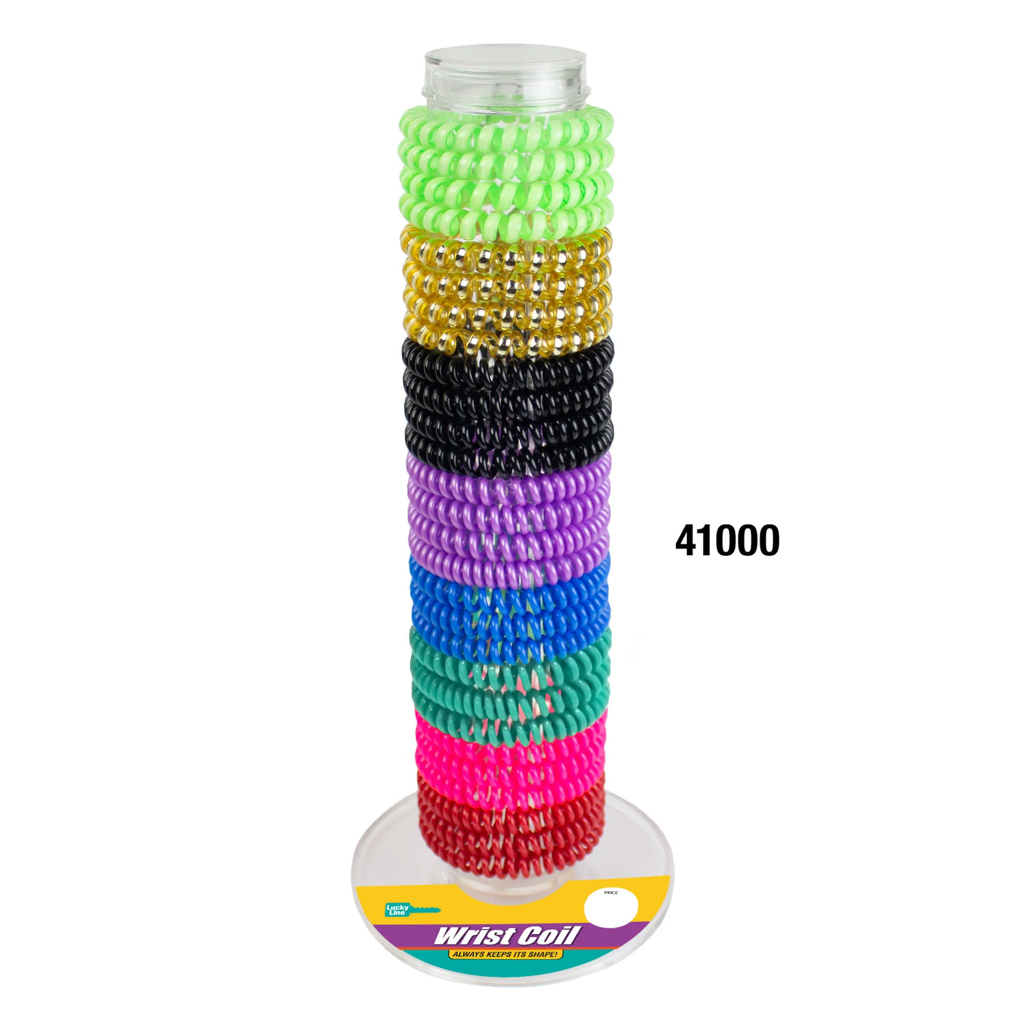 Lucky Line 41000 Wrist Coil Display, 28 Pcs