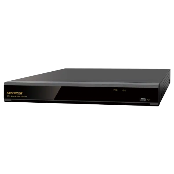 SECO-LARM DRN-K116-12 NVR and Camera Kit w/ 4K 16-Channel NVR + 12 IP 5MP Cameras + 4TB HDD
