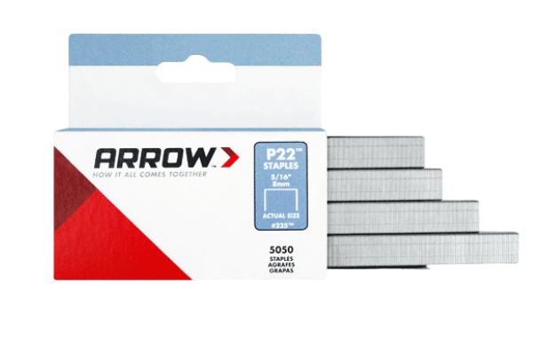 Arrow Fastener 224 Staple For P22 Plier Staple Gun, 5000pk.