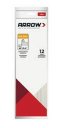 Arrow Fastener AP10-4 10"x1/2" Round Glue Sticks, 12ct.