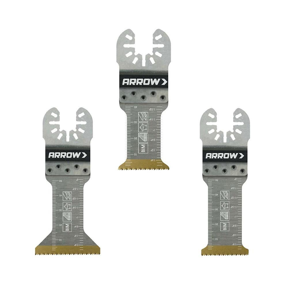 Arrow Fastener OSC201VP-3 Titanium Coated Bi-Metal/Wood Variety Blade Pack