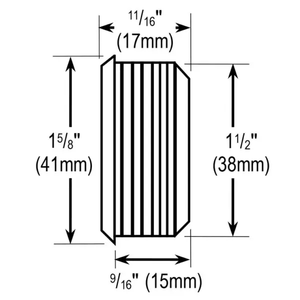 SECO-LARM CS-PD438-PQ Infrared Proximity Sensor - 38mm, Stainless Steel