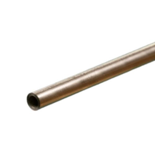 K & S Precision Metal 871 Round Stainless Steel Tube, 22 Gauge X 12" Long