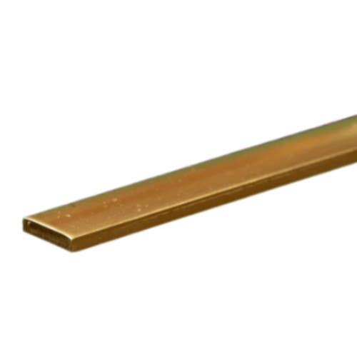 K & S Precision Metal 822 Brass Strip, 0.093" Thick X 12" Long