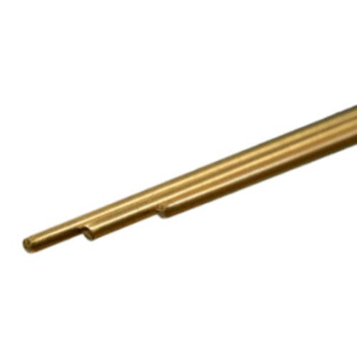 K & S Precision Metal 8162 Round Brass Rod, 1/16" OD X 12" Long (3 Pieces)