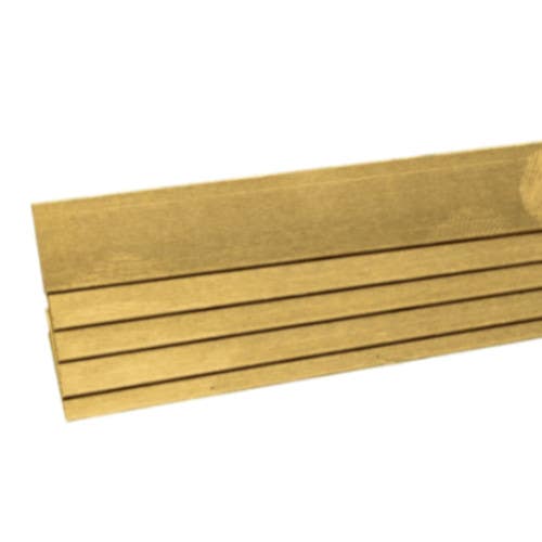K & S Precision Metal 97 Brass Strip, 36" Long