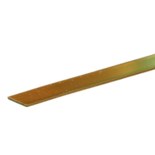 K & S Precision Metal 824 Brass Strip, 12" Long