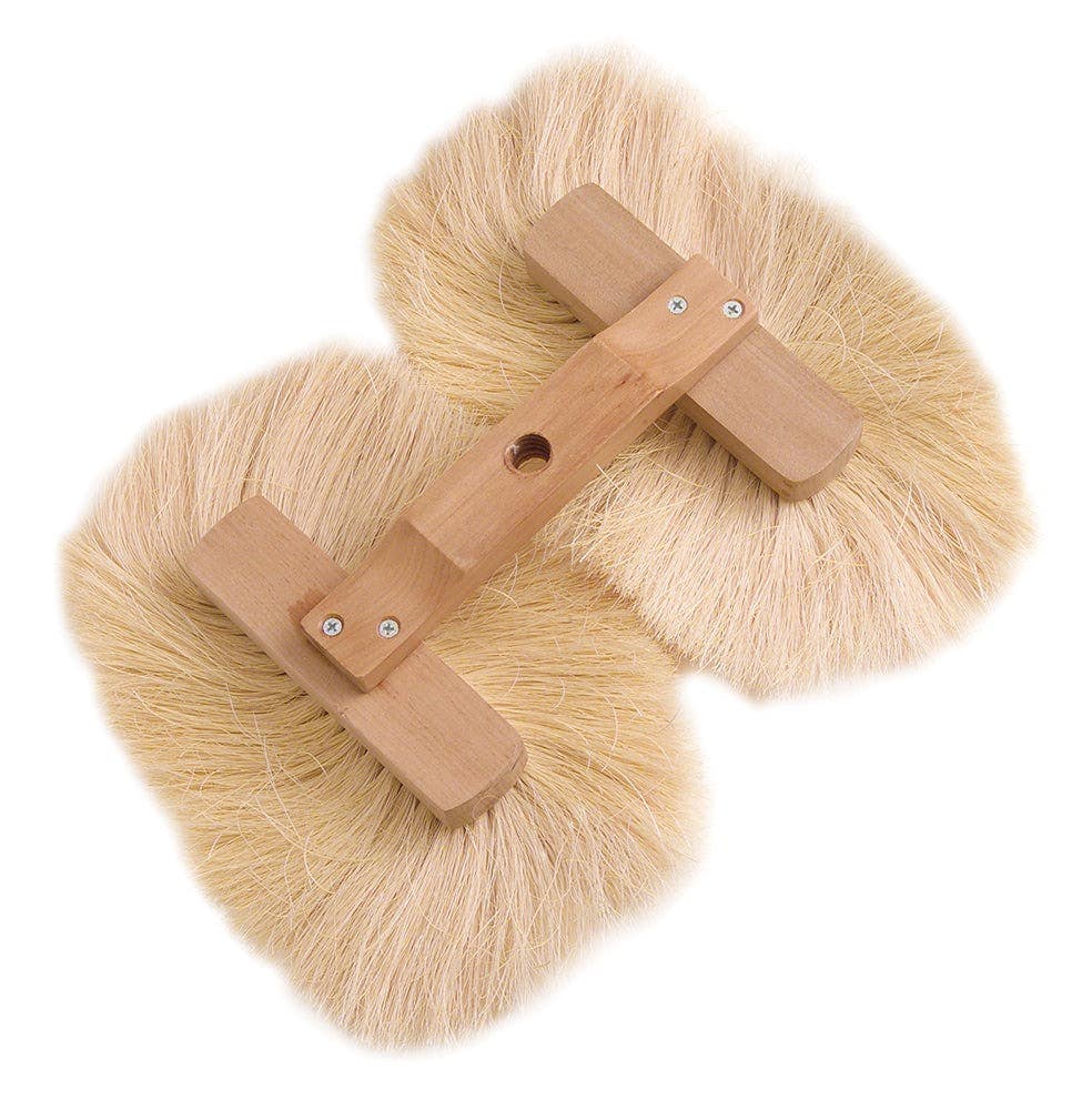 Hyde Tools 09885 Double Texture Brush w/ Natural hemp fiber bristle