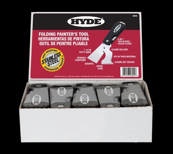 Hyde Tools 06940 Stainless Steel Folding Multi-Tool