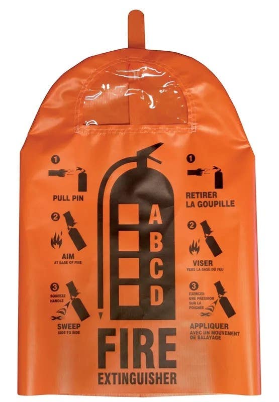 AccuformNMC FBPCF468 Bilingual Fire Extinguisher Tags/Covers