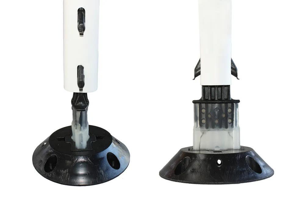AccuformNMC FBS Surface Mount Marker, Flat Top
