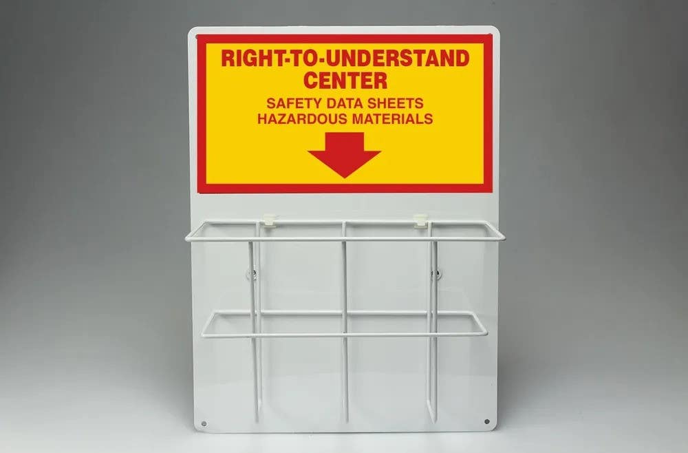 AccuformNMC FBZRS Bilingual Right-To-Understand Center, Single Basket